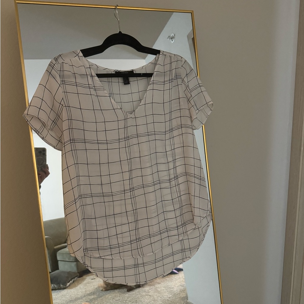 Sheer Striped Blouse